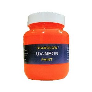 Starglow UV Neon Fluorescent Orange Paint