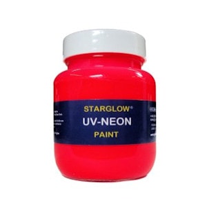 Starglow UV Neon Fluorescent Red Paint