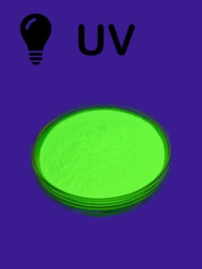 Triple glow yellow powder - uv