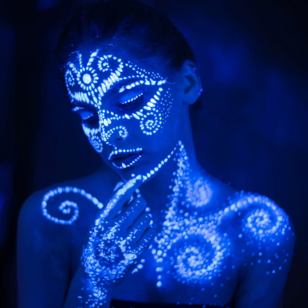 starglow clear uv face & body paint
